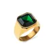 Herren hochwertige 316l Edelstahl Onyx Ring klassische Modetrend Schmuck produkte