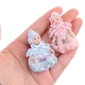 Neue antike Puppenhaus Miniatur niedlichen Baby puppe Menschen Modell Körper Gelenke bewegliche