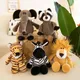 25cm kawaii Dschungel Tier Plüschtiere Waldtier Plüsch Hund Zebra Elefant Löwe Fuchs Giraffe