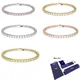 Neueste Matrix Tennis Runds chliff vergoldet Armband Frauen romantischen Schmuck Geschenk