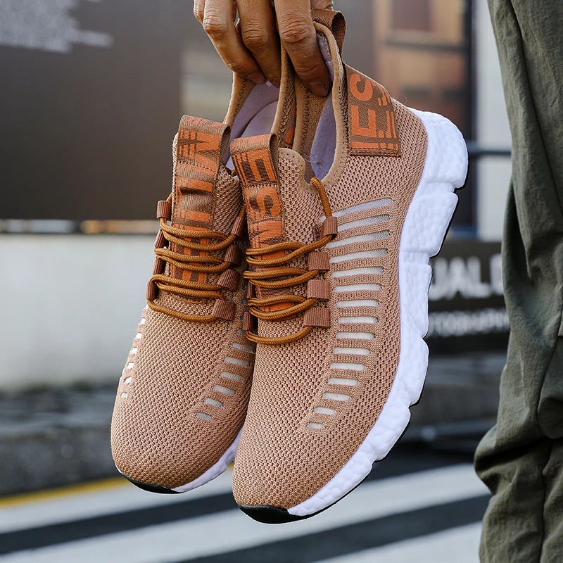 Männer Turnschuhe Mesh Atmungsaktiv Mann Weiß Laufen Tennis Schuh Komfortable Outdoor Sport Schuhe für Männer Casual Schuhe Tenis Masculino