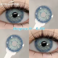 Eye share 1 Paar Myopie Linsen farbige Kontaktlinsen für Augen mit Grad natürliche Kontaktlinsen