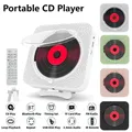 Tragbarer CD-Player Bluetooth-Lautsprecher LED-Bildschirm Wand-Musik-Player FM-Radio 3 5mm