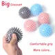 Tpr 7cm Durchmesser hohl weicher Spike Ball Handkraft Erholung Übung Massage ball Yoga Fitness