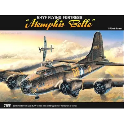 AKADEMIE AC12495 1/72 UNS B-17F Memphis Belle bomber Image