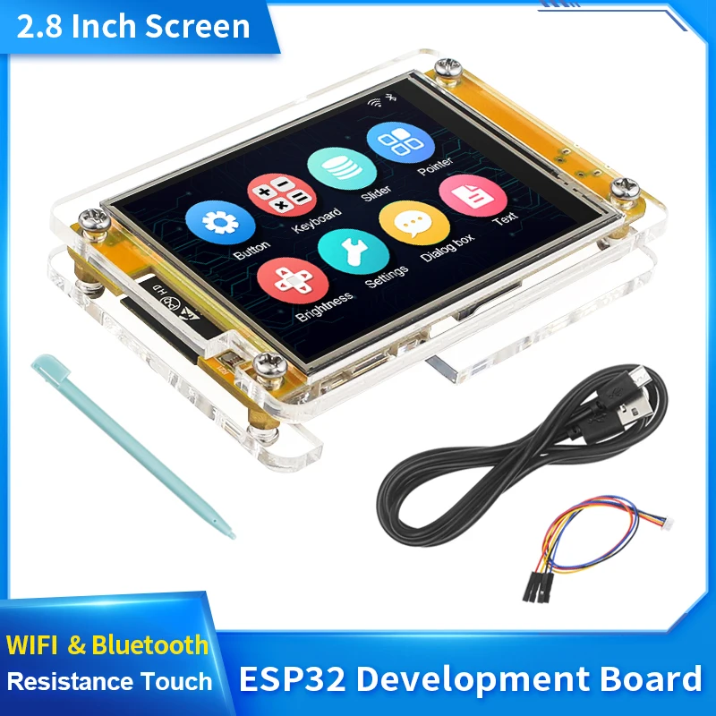 2,8 Zoll Bildschirm ESP32 für Arduino LVGL WIFI BT Entwicklungsboard 2,8 Zoll LCD TFT Modul 240*320 Widerstand Touch Image