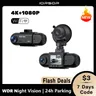 4k Mini-Kamera WiFi Dash Cam für Auto Dual Dvrs Video Registra tor Dashcam 24h Park monitor DVR
