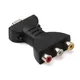 Kabel anschluss av digitales Signal HDMI zu 3 RCA Audio Adapter Komponente Konverter Video für