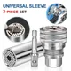 3-teiliges Universal hülsens atz All-Fitting Multi Drill Attachment Einstellbare Sechskant-Universal