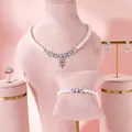In Jewelife Perle Halskette Set für Frauen Cubic Zirkon Set Volle Schmuck Frau Saudi-arabien