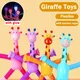 Kinder Teleskop Saugnapf Giraffe Spielzeug Kinder Saugnapf Giraffe kreative Spielzeuge für