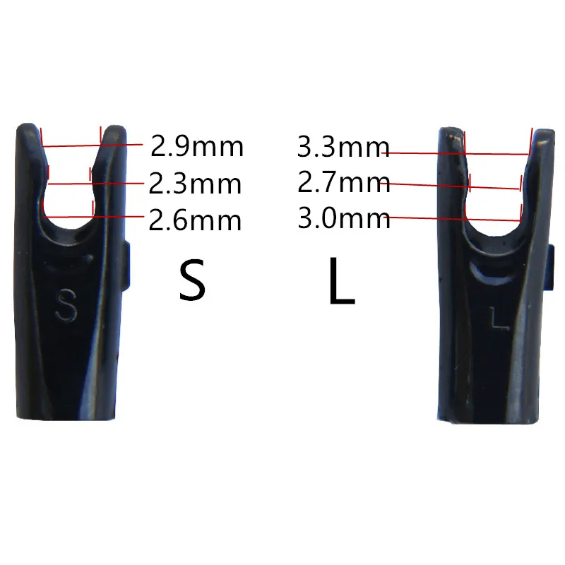 50 stücke Pfeil Pin 1 Pin 2 Nocken Größe L Und Größe S Für ID 4,2mm ID 6,2mm Carbon Pfeil Welle bogenschießen Zubehör DIY Pfeil