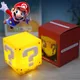 Anime Super Mario Figur Bros führte Fragezeichen Ziegel Nachtlicht USB Aufladen Schreibtisch Lampe