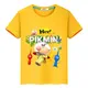 Pikmin Print Cartoons Baumwolle T-Shirt Jungen Anime T-Shirts Jungen Kleidung Stolz T-Shirt kurze