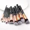 10 stücke Set Make-up Pinsel Werkzeugset Kosmetik Puder Lidschatten Foundation Rouge Blending Beauty