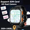 Neue 4g wifi smartwatch für ios android 5mp kamera video anruf sim karte gps play store herzfrequenz