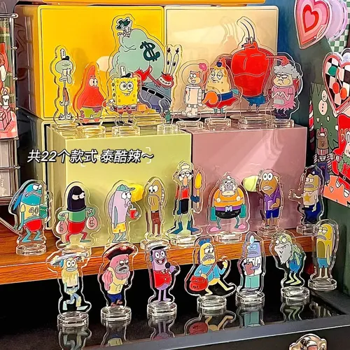 Spongebobs Patrick Star Anime Möbel Display Spielzeug Action figur Acryl Stand Modell Platte