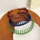Mode Haar Kopf Reifen Band Sport Stirnband Haarband Stirnbänder für Frauen Süßigkeiten Farben