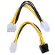 ATX 4-Pin Stecker Auf 8-Pin Weibliche CPU Board Power Supply Converter Adapter Kabel