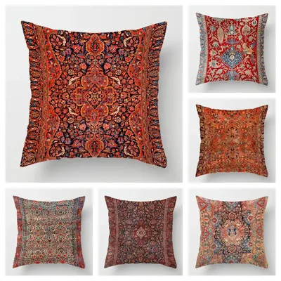 Kissenbezug im marokkanischen Stil, 60 x 60 cm, Heimdekoration, Wohnzimmer, Sofa, Kissenbezug, 50 x Image