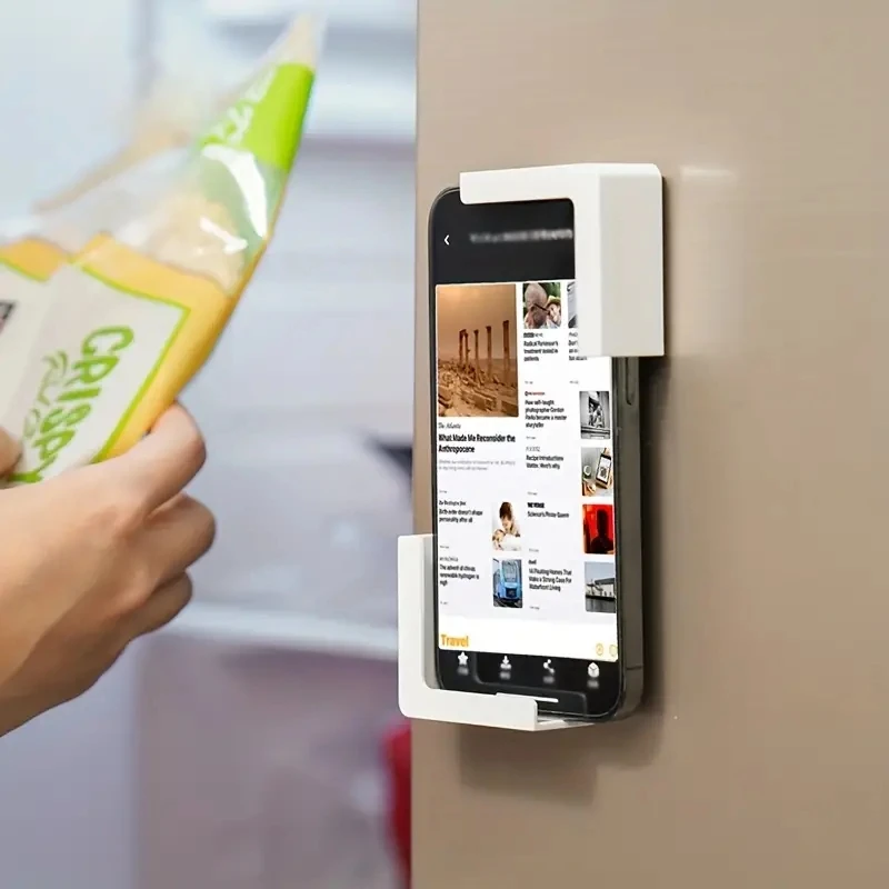 Emaille Platte magnetische Handy halter Tablet Computer Ständer magnetische Wand halterung Ständer Ladestation Halterung Image