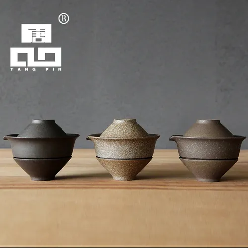 LUWU Keramik Teekanne Wasserkocher Gaiwan Tee tasse für Puer japanisches Tee-Set Drink ware