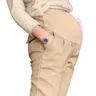 Baumwolle schwangere Hosen Umstands mode für schwangere Frauen Hosen Schwangerschaft Hose Gesta nte