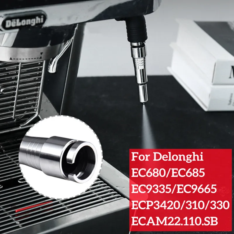Dampfdüse für Delonghi ec685 Dedication EC680/EC9335/EC9665/ECP3420/310/330/ECAM22.110.SB Delonghi Kaffeemaschinenzubehör Image