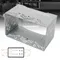 Radio Head Unit Installation rahmen 2din Armaturen Kit für 2din Auto DVD Radio Player Auto Panel Audio Dash Mount Kit Box Universal