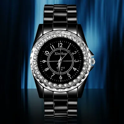 Frauen Uhr Kristall Quarz Luxus Marke XINHUA Uhren frauen Saati Feminino Uhren Mujer Uhren Strass