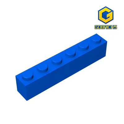 Gobricks GDS-535 Ziegel 1 x 6, kompatibel mit Lego 3009, Kinderspielzeug, Bausteine, technisch Image
