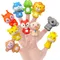 10 stücke Kleine Tier Finger Puppe Baby Spielzeug Weiche Gummi Handpuppe Finger Puppen Spielzeug Neugeborenen Interaktive Pädagogisches Spielzeug Kinder