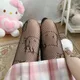 Sanrio Hallo Kitty Fischernetz Strumpf Cartoon sexy schwarze Seide Strumpfhosen Anime weiße Socke