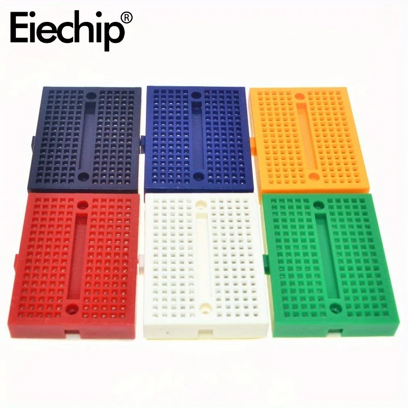 1/6 stücke SYB-170 mini löt freier Prototyp 35*47mm Prototyp Test platine 6 Farben, 170 Verbindungs punkte Leiterplatten-Set Image