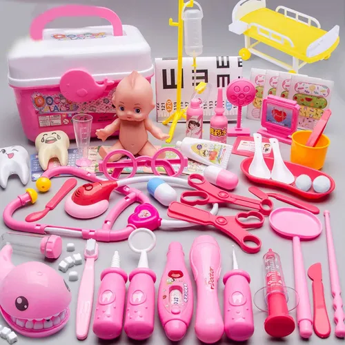 Arzt Spielzeug für Kinder Arzt so tun als ob Spielset Kinder medizinische Zahnarzt Werkzeuge