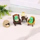 7 stücke Frosch Figuren Set Miniatur Frosch Garten Dekor Frosch Dekorationen Set Mini Skulptur für