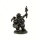 1pc Zwerg Legion Fackel träger Soldaten Modelle Spielzeug Figuren Miniaturen Metall Kupfer Herren