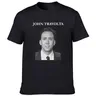 Nicolas Käfig John Travolta T-Shirt klassische O-Ausschnitt Männer T-Shirt Neuheit Sommer Kurzarm