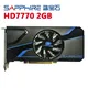 Gebrauchte sapphire hd 7770 2gb videokarten gddr5 128bit grafikkarte für amd 7700 serie radeon