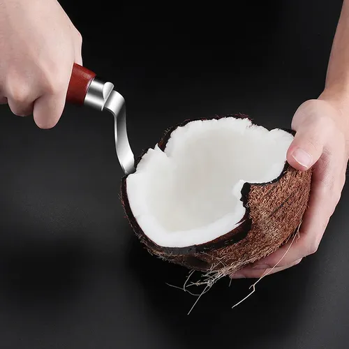 Küche Kokosnuss öffner Werkzeug Kokosnuss schneider Kokosnuss reibe Kokosnuss schäler Edelstahl