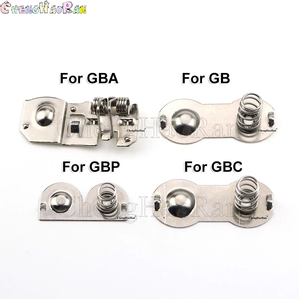 2PCS Batterieklemmen Federkontakte Batteriefeder Ersatz für Nintendo GameBoy Color Advance Pocket GBP GBA GBC GB Image