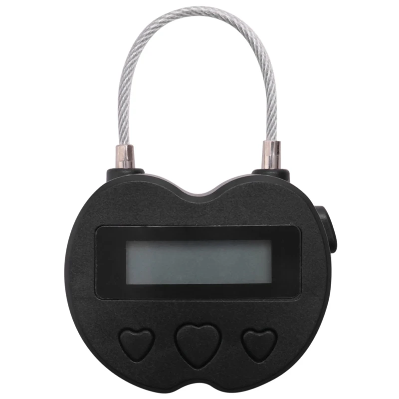 Smart Zeit Schloss LCD Display Zeit Lock USB Aufladbare Temporäre Timer Padlock Reisen Elektronische Timer Image