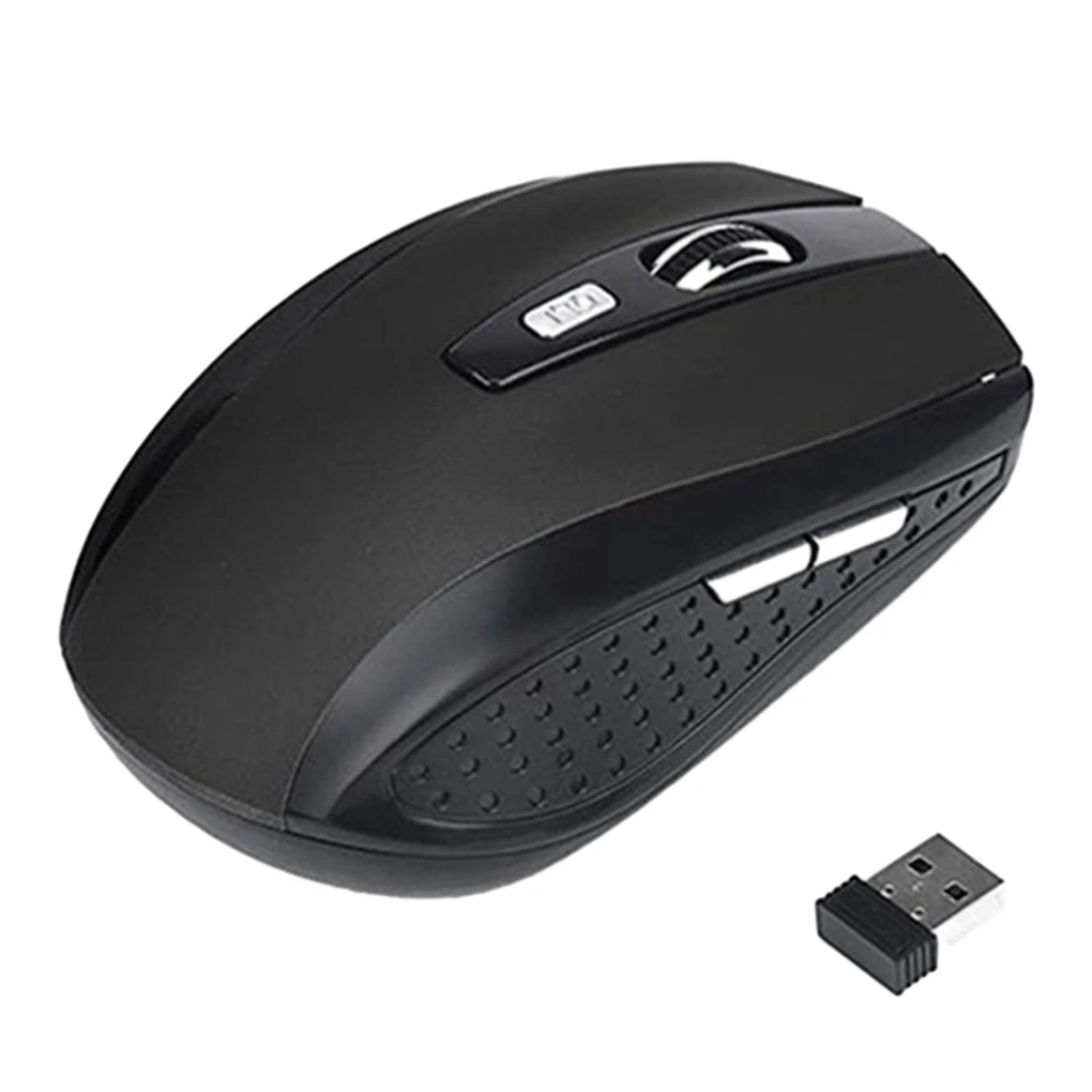 2,4G Drahtlose Maus USB Empfänger Maus Ergonomische 800/1200/1600DPI 6 Stumm Tasten Maus Für MacBook tablet Laptops Computer PC Image