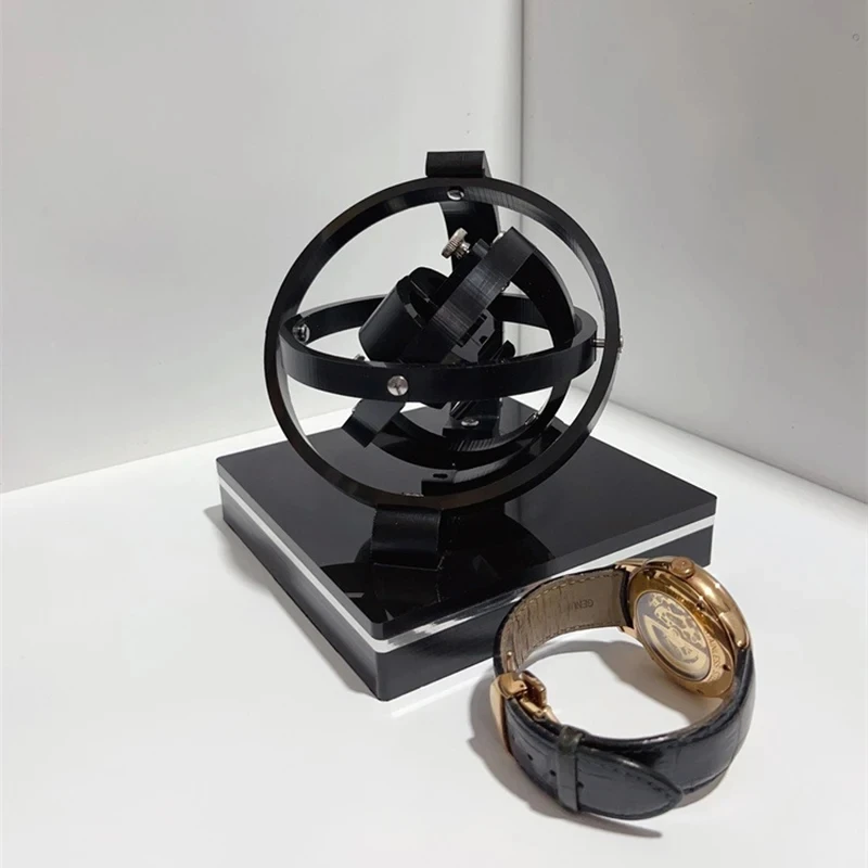 USB stereo skopische automatische Uhr Wickler Anzeige mechanische Uhr Wickler Kreisel rotator 360 Herren Garn wickler rotierenden Antrieb Image