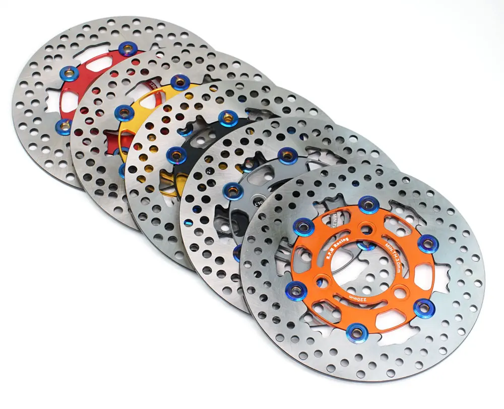 220mm U/min Scheibenbremse Motorrad Vorne Hinten Rad Sattel Rotor Scheiben Streetbike Fahrrad für Yamaha Nmax Xmax Roller Niu Image