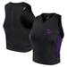 Women's Fanatics Signature Black Minnesota Vikings Studio Fitted Gym Tank Top