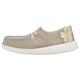 HeyDude - Kid's Wendy Metallic Sparkle - Sneaker 35 | EU 35 beige