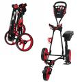 Ram Golf X-Pro Laser 3 Wheel Golf Pull Cart Trolley with Seat