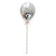 Silver Confetti Cake Balloons - Pack of 5 Colo