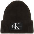 Calvin Klein Jeans Knit Beanie Hat Brown